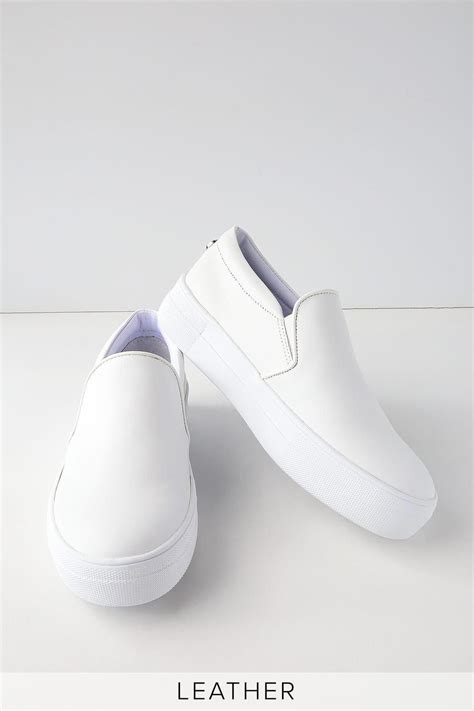 Best Women S Luxury Shoes #WomenShoes Info: 3858495043 | White slip on sneakers, Flatform ...