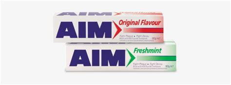 Aim Toothpaste - Aim Fresh Mint Toothpaste - 90g - 500x400 PNG Download - PNGkit