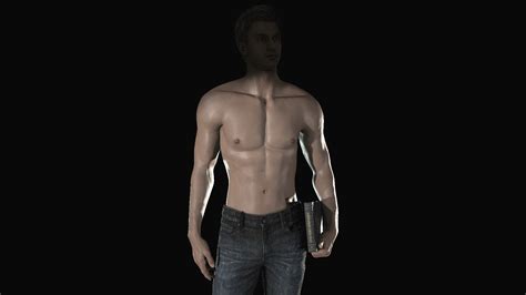 Of course there's a shirtless Ethan Winters mod for Resident Evil ...