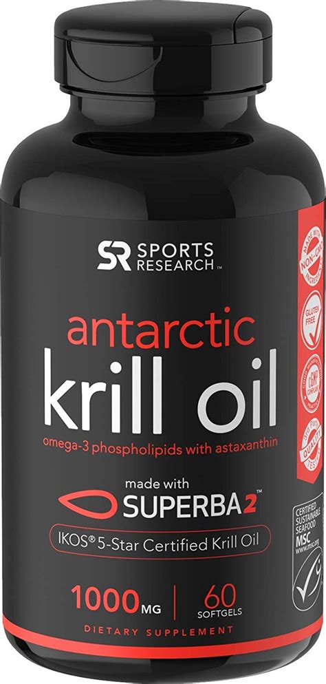 Sports Research Antarctic Krill Oil, 1000mg