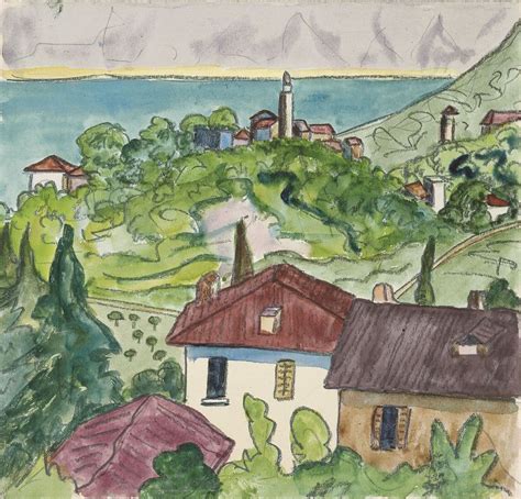 Hermann Hesse, Blick von Sorengo auf Biogno, 1922 | Hermann hesse ...