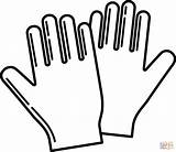 Mittens And Gloves Coloring Pages sketch template