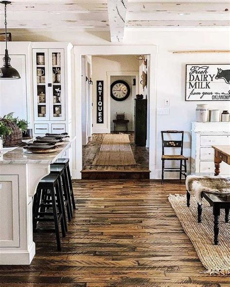 Amazing Farmhouse Interiors | Farm house living room, Farmhouse kitchen design, Farmhouse style ...