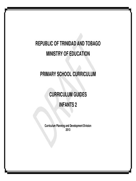 Fillable Online Republic of Trinidad and Tobago - Ministry of Education ...