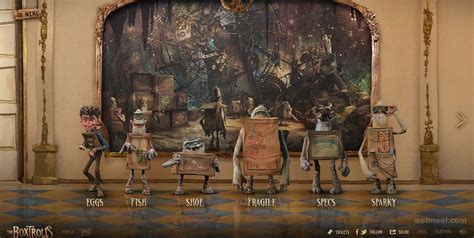 The Boxtrolls - 3D Stop Motion Animation Movie Character Designs Trailers and Wallpapers