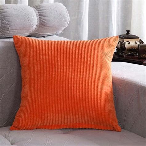 Corn kernels Corduroy Sofa Decor throw Pillow Case Cushion Cover #E Square 50cm PML-in Cushion ...