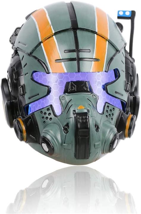 Xcostume Jack Cooper Helmet Deluxe Green Resin LED Mask for Men Halloween Cosplay : Amazon.co.uk ...