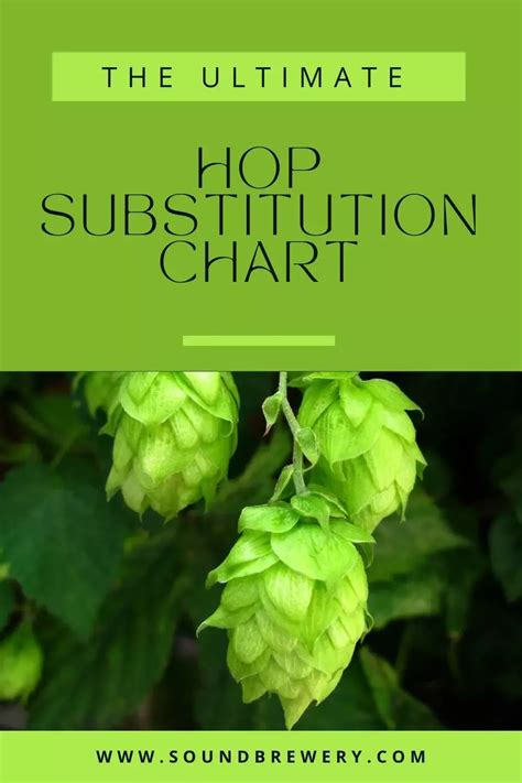 The Ultimate Hop Substitution Chart | Sound Brewery | Beer brewing kits ...