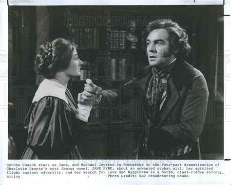 1982 Press Photo Sorcha Cusack Actress Michael Jayston Actor Jane Eyre ...