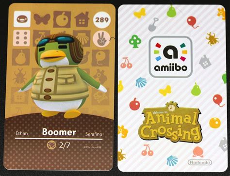 Boomer #289 Animal Crossing Amiibo Card – Villager Cards