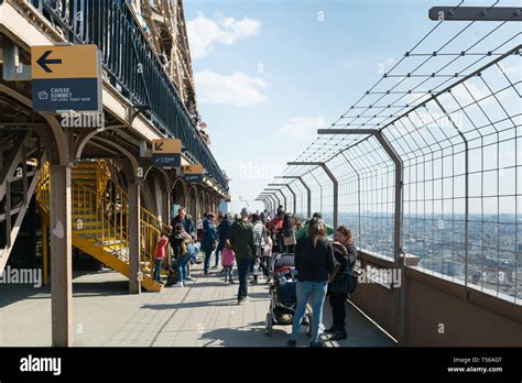 Eiffel tower balcony hi-res stock photography and images - Alamy