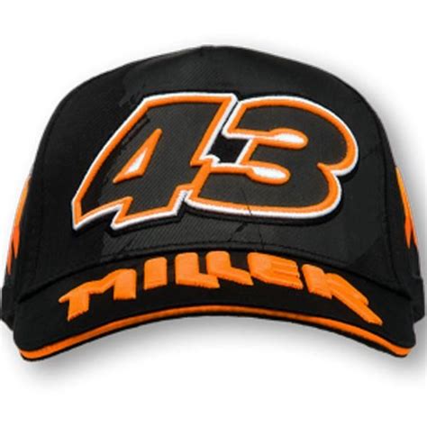 Jack Miller 43 Moto GP Large 43 Logo Black Baseball Cap Official 2017 | Black baseball cap ...