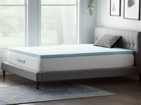 Lucid Gel & Memory Foam Infused Mattress Toppers from $62.86 Shipped ...