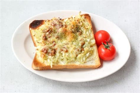 Natto Cheese Toast - Chef JA Cooks