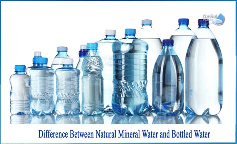 What are the Difference between Natural mineral water and bottled water