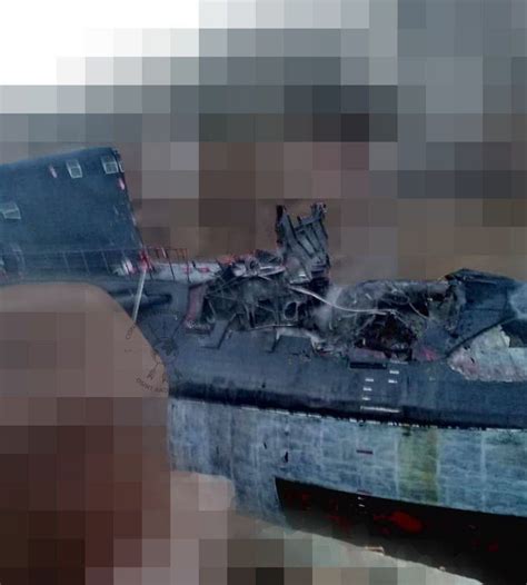 Photos of the damaged Rostov-on-Don submarine appeared - Militarnyi