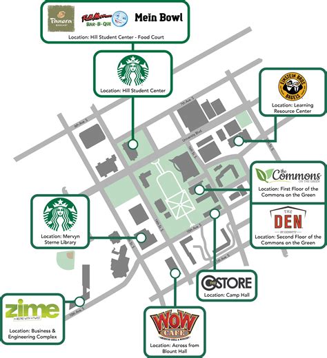 UAB - Students - Dining - Campus Dining Map