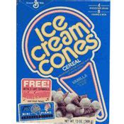 Ice Cream Cones - Vanilla Cereal | MrBreakfast.com