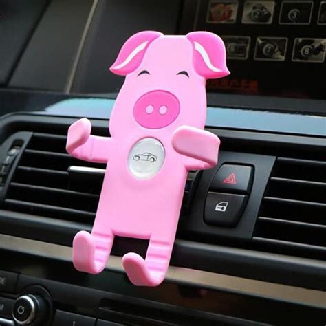 Super Cute Piggy Car Phone Holder | Cute piggies, Pig crafts, Car phone holder