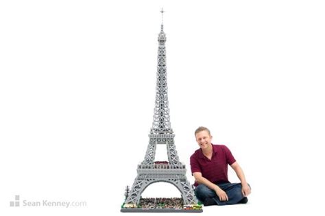 It's the Tiny Tourists That Make This Lego Eiffel Tower So Perfect | Lego eiffel tower, Eiffel ...