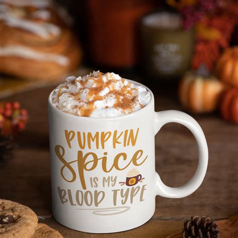 Fall Coffee Mug, Autumn Mug, Fall Mugs, Pumpkin Mug, Pumpkin Spice ...