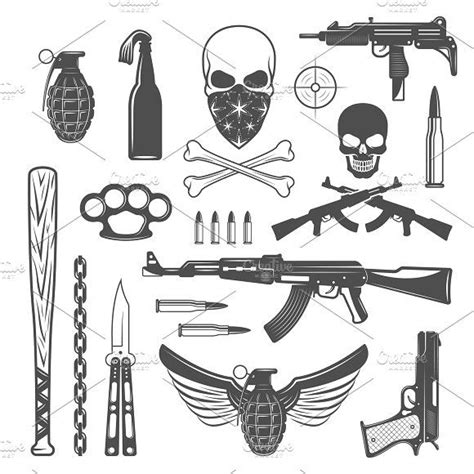 gangster gun tattoo designs - alpinecaraudiowallpaper