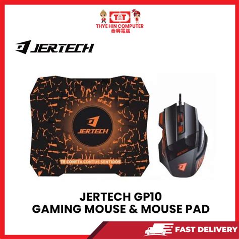 E13 JERTECH GP10 GAMING MOUSE & MOUSE PAD [SBN:No NILAI:No MELAKA:No] - Thye Hin Computer