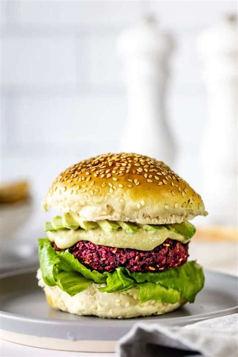 Vegan Beet Burger {The Best Vegan Burger EVER}- Baking Ginger