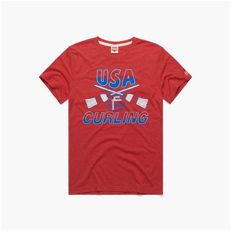 USA Curling | Retro United States Winter Sports T-Shirt – HOMAGE