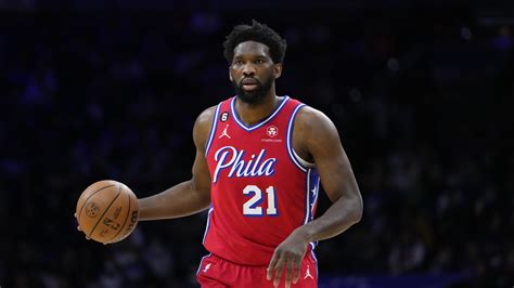 Philadelphia 76ers' Sixers' Joel Embiid out at least 2 games with foot ...