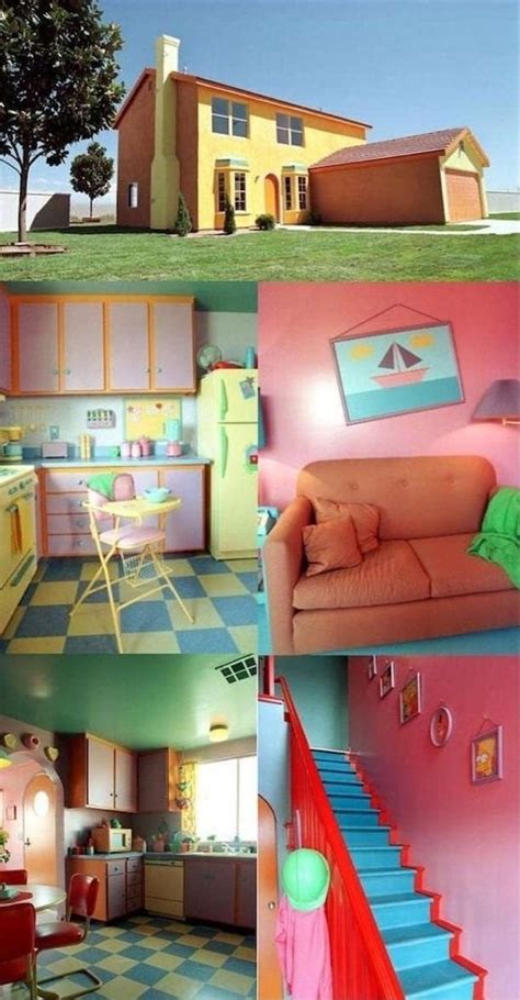 The Simpsons house in real life, with all the correct furniture and rooms on point. : pics