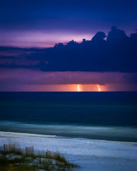 Stunning Beach Photography: Capturing Nature’s Night Lights - 30A