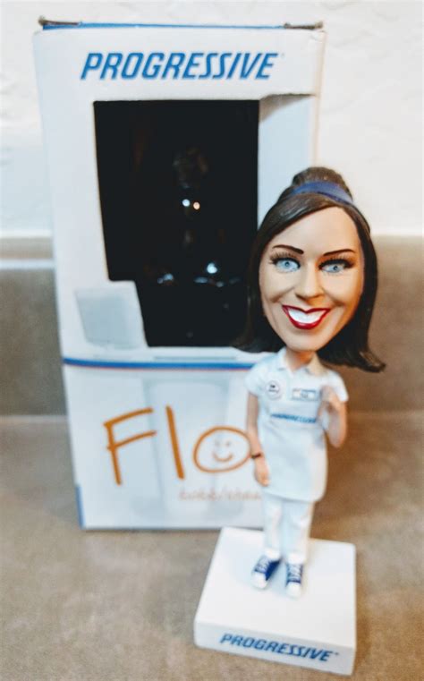 Progressive Insurance Flo bobblehead | Bobble head, Progress, Progressive insurance