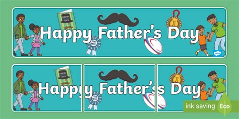 Happy Father's Day Banner | Display Resource | Printable