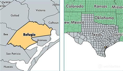 Refugio County, Texas / Map of Refugio County, TX / Where is Refugio ...