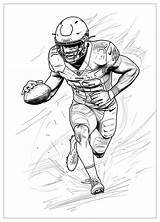 Football Player Coloring Pages  Fun And Educational Activity For Kids sketch template