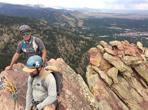 Mountaineering training in Colorado