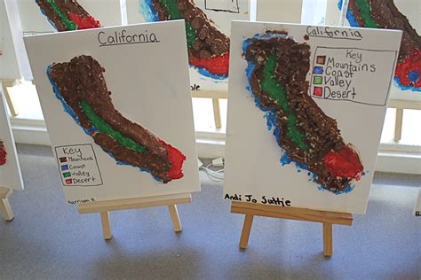 California Relief Map Making From A Project