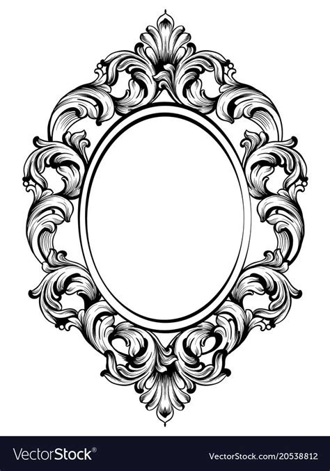 Oval Tattoo Frame