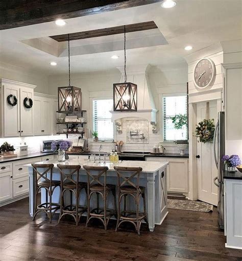 Nice 20+ Beautiful Farmhouse Kitchen Décor And Remodel Ideas For You. #homeremodelin ...