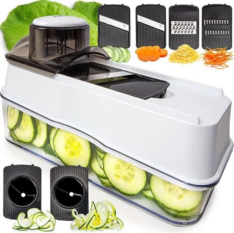 Fullstar Mandoline Slicer Spiralizer Vegetable Slicer ....... in 2020 | Food slicer, Veggie ...