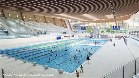 Olympic Aquatics Centre Paris 2024 | VenhoevenCS architecture + urbanism