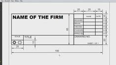 CAD Title Block