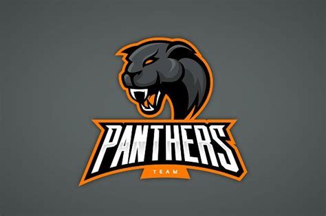 Panther mascot sport logo design | Sport logo design, Logo design ...