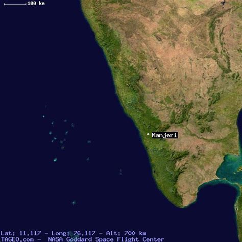 MANJERI Geography Population Map cities coordinates location - Tageo.com