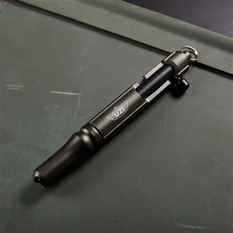 Tactical Bolt Action Pen // Large (Black) - UZI - Touch of Modern