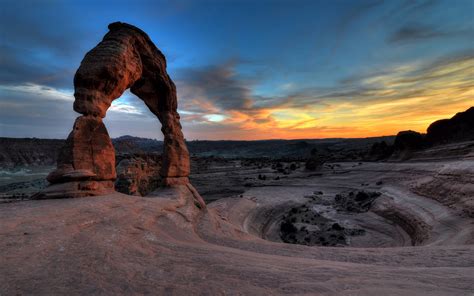 Wallpaper Delicate Arch, Arches National Park, Utah, USA 1920x1200 HD ...