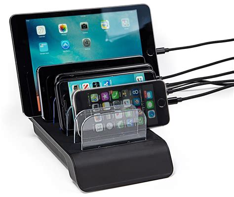 6 Port USB Charging Station | LED Charging Status Indicator