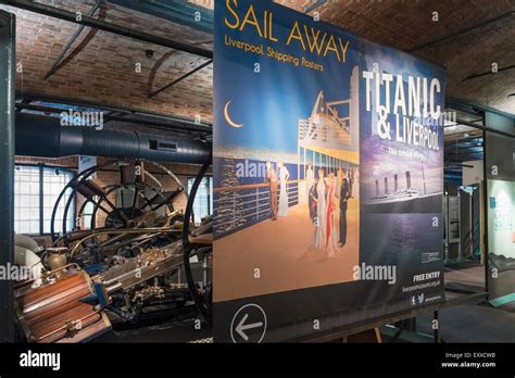 Exhibition in the Merseyside Maritime Museum, Liverpool, UK Stock Photo - Alamy