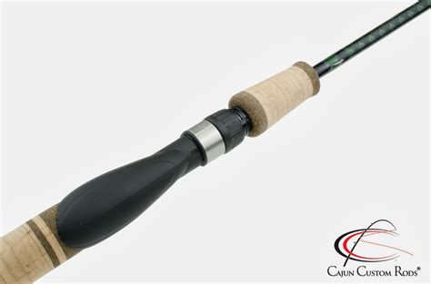 Cajun Custom Rods: Ultralight Spinning Rod (green)